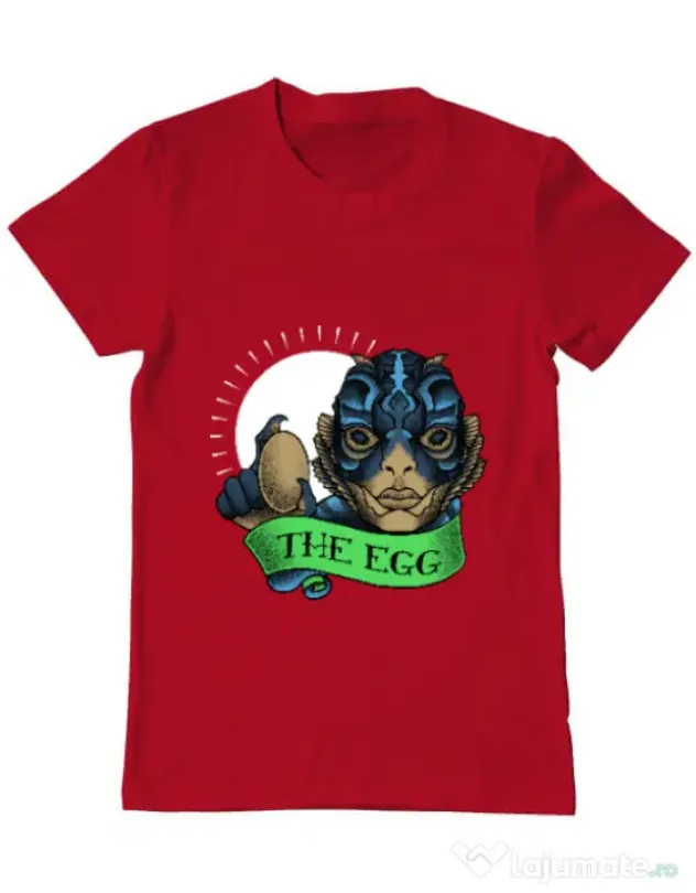 Tricou ADLER barbat Shape of water Rosu
