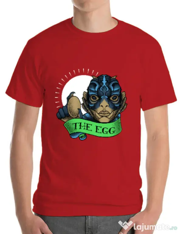 Tricou ADLER barbat Shape of water Rosu