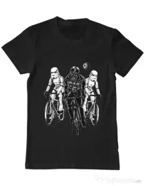 Tricou ADLER barbat Star bikers Negru