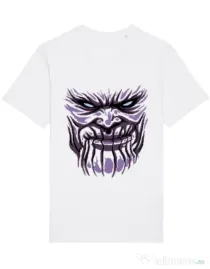 Tricou STANLEY STELLA barbat Thanos mask Alb