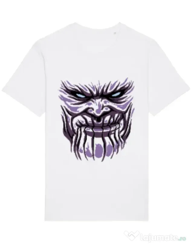 Tricou STANLEY STELLA barbat Thanos mask Alb
