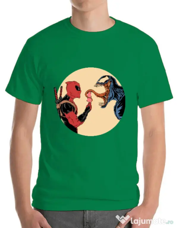 Tricou ADLER barbat Venom icecream Verde mediu