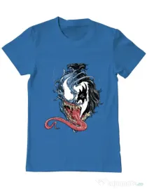 Tricou ADLER barbat Venom kiss Albastru azuriu
