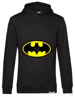 Hoodie barbat cu gluga Six pack Batman Negru