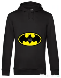 Hoodie barbat cu gluga Six pack Batman Negru