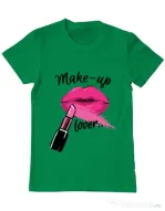 Tricou ADLER barbat Make up lover Verde mediu