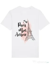 Tricou STANLEY STELLA barbat Paris mon amour Alb