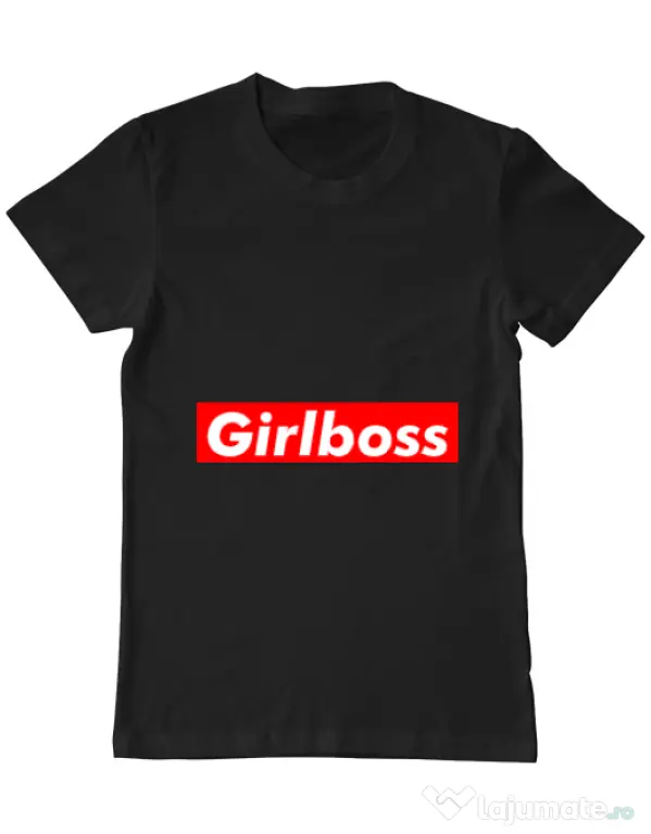Tricou ADLER barbat Girlboss Negru