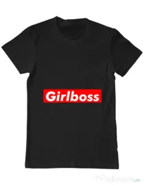 Tricou ADLER barbat Girlboss Negru