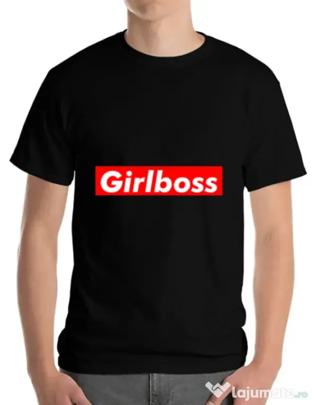 Tricou ADLER barbat Girlboss Negru