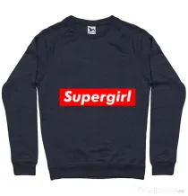 Bluza ADLER barbat Supergirl Denim inchis