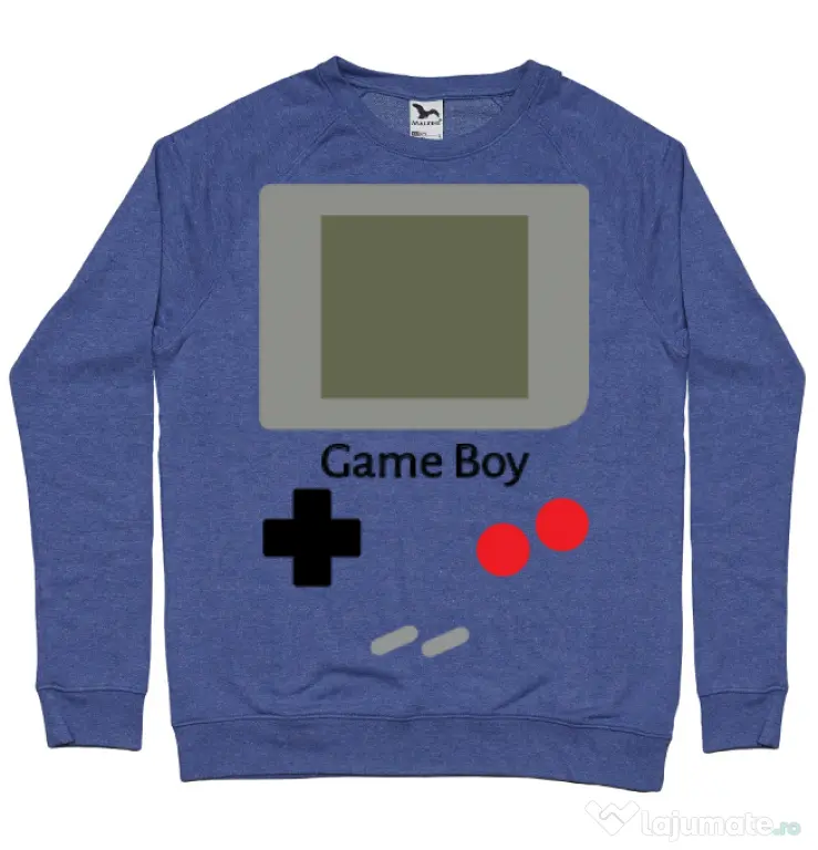Bluza ADLER barbat Game boy Albastru melanj