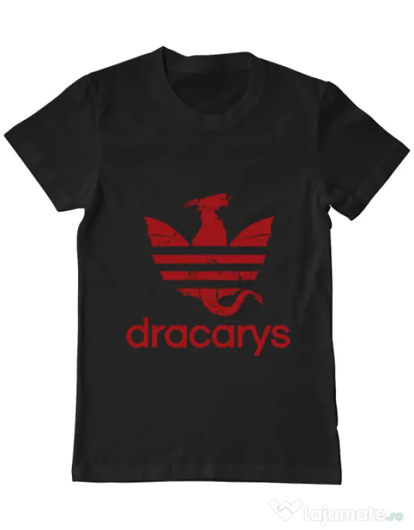 Tricou ADLER barbat Dracarys Negru