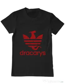 Tricou ADLER barbat Dracarys Negru