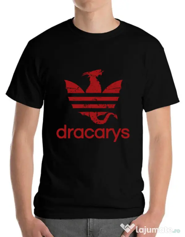 Tricou ADLER barbat Dracarys Negru