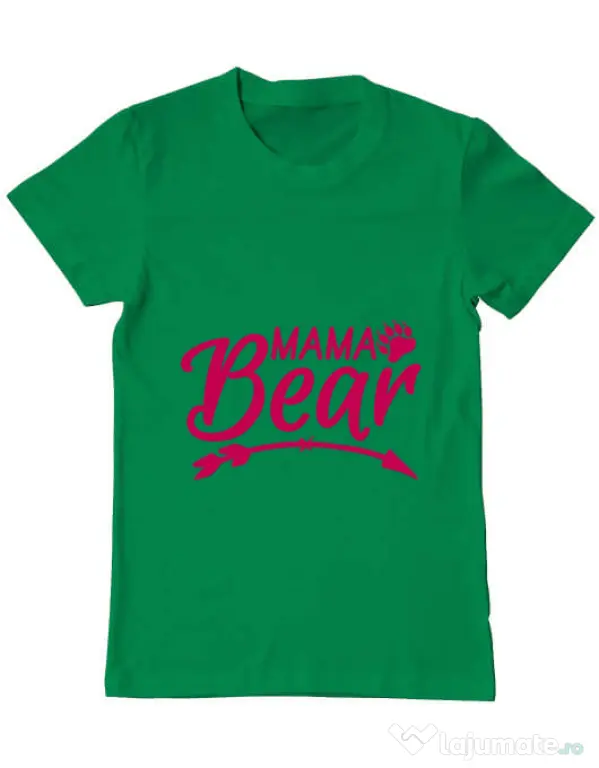 Tricou ADLER barbat Mama bear Verde mediu