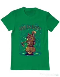 Tricou ADLER barbat Armed and ready Verde mediu