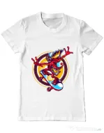 Tricou ADLER barbat Cali skate Alb