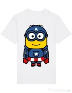Tricou STANLEY STELLA barbat Captain minion Alb