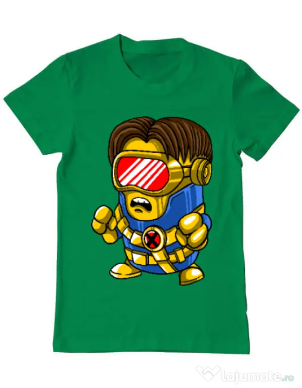 Tricou ADLER barbat Cyclops minion Verde mediu