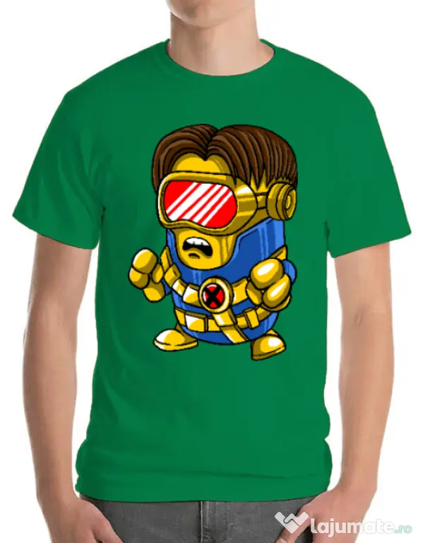 Tricou ADLER barbat Cyclops minion Verde mediu
