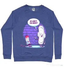 Bluza ADLER barbat How is the inside Albastru melanj