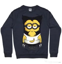 Bluza ADLER barbat Wolve minion Denim inchis