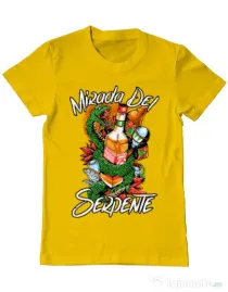 Tricou ADLER barbat Mirada Del Serpiente Galben