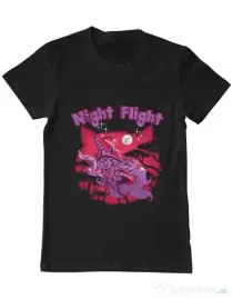 Tricou ADLER barbat Night flight Negru