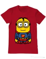Tricou ADLER barbat Super minion Rosu
