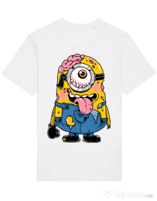 Tricou STANLEY STELLA barbat Zombie minion Alb