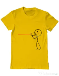 Tricou ADLER barbat Cuvinte de dragoste 1 Galben