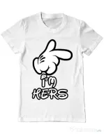 Tricou ADLER barbat I am hers Alb