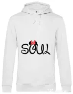 Hoodie barbat cu gluga Soul Alb