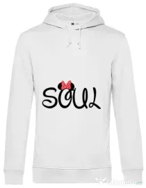 Hoodie barbat cu gluga Soul Alb