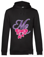 Hoodie barbat cu gluga Me Negru