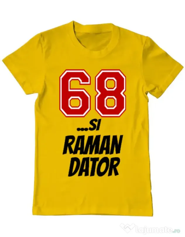 Tricou ADLER barbat 68 si raman dator Galben