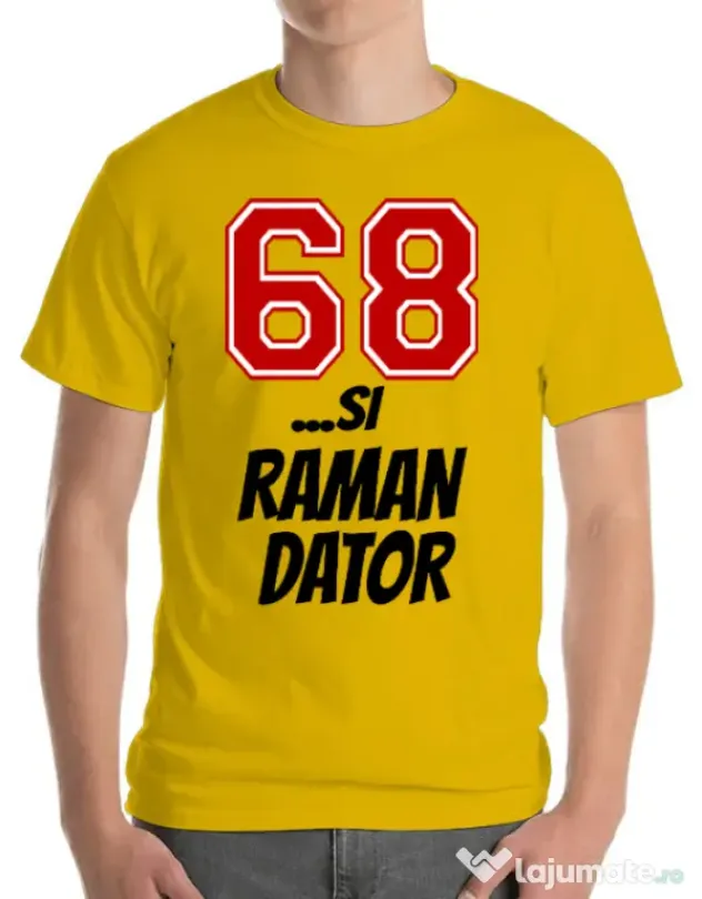 Tricou ADLER barbat 68 si raman dator Galben