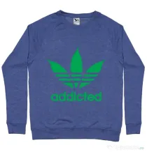 Bluza ADLER barbat Addicted Albastru melanj
