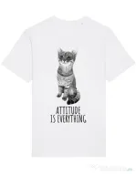 Tricou STANLEY STELLA barbat Attitude is everything Alb