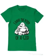Tricou ADLER barbat Body of a god Verde mediu