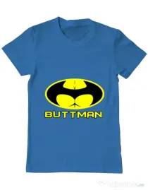 Tricou ADLER barbat Buttman Albastru azuriu