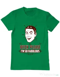 Tricou ADLER barbat Fabulous Verde mediu