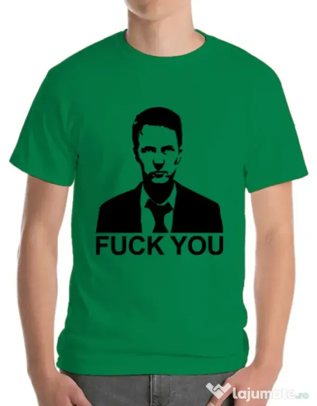 Tricou ADLER barbat Jack FY Verde mediu