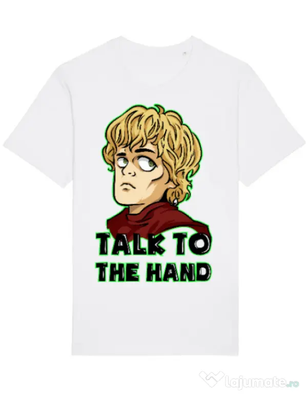 Tricou STANLEY STELLA barbat Talk to the hand Alb