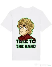Tricou STANLEY STELLA barbat Talk to the hand Alb