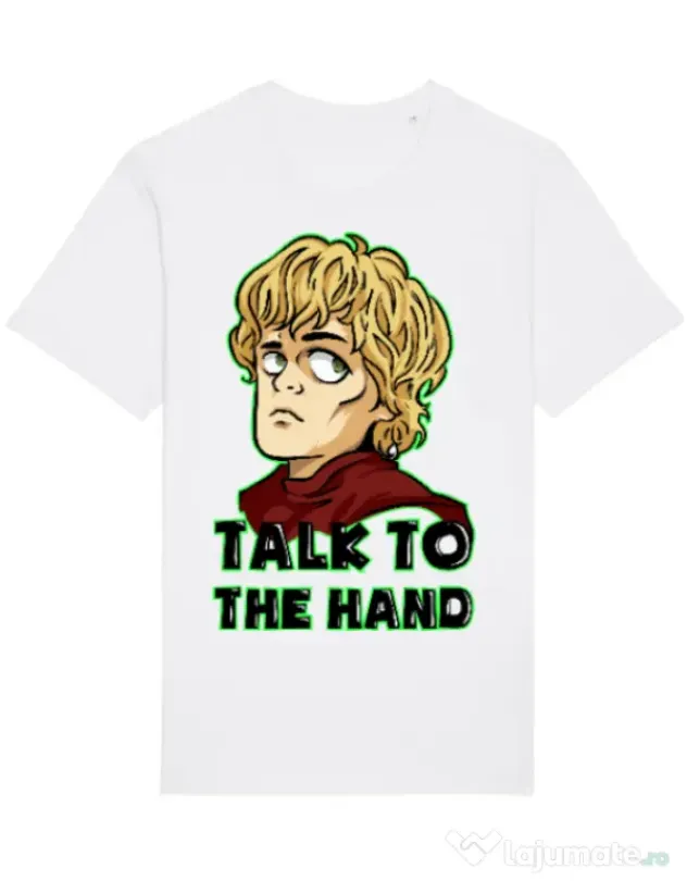 Tricou STANLEY STELLA barbat Talk to the hand Alb
