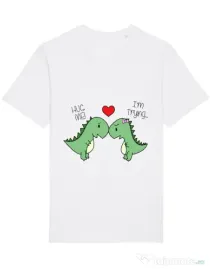 Tricou STANLEY STELLA barbat Trex love Alb