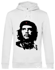 Hoodie barbat cu gluga Che Guevara Alb
