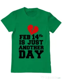 Tricou ADLER barbat 14 Februarie Verde mediu